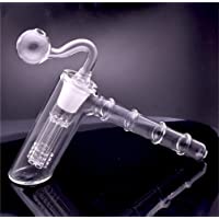 Los mejores  - Mosi Mimi Bongs de Vidrio de 18 mm Tubos de Agua en Forma de Martillo Brazo perc percolador burbujeador Plataformas de…